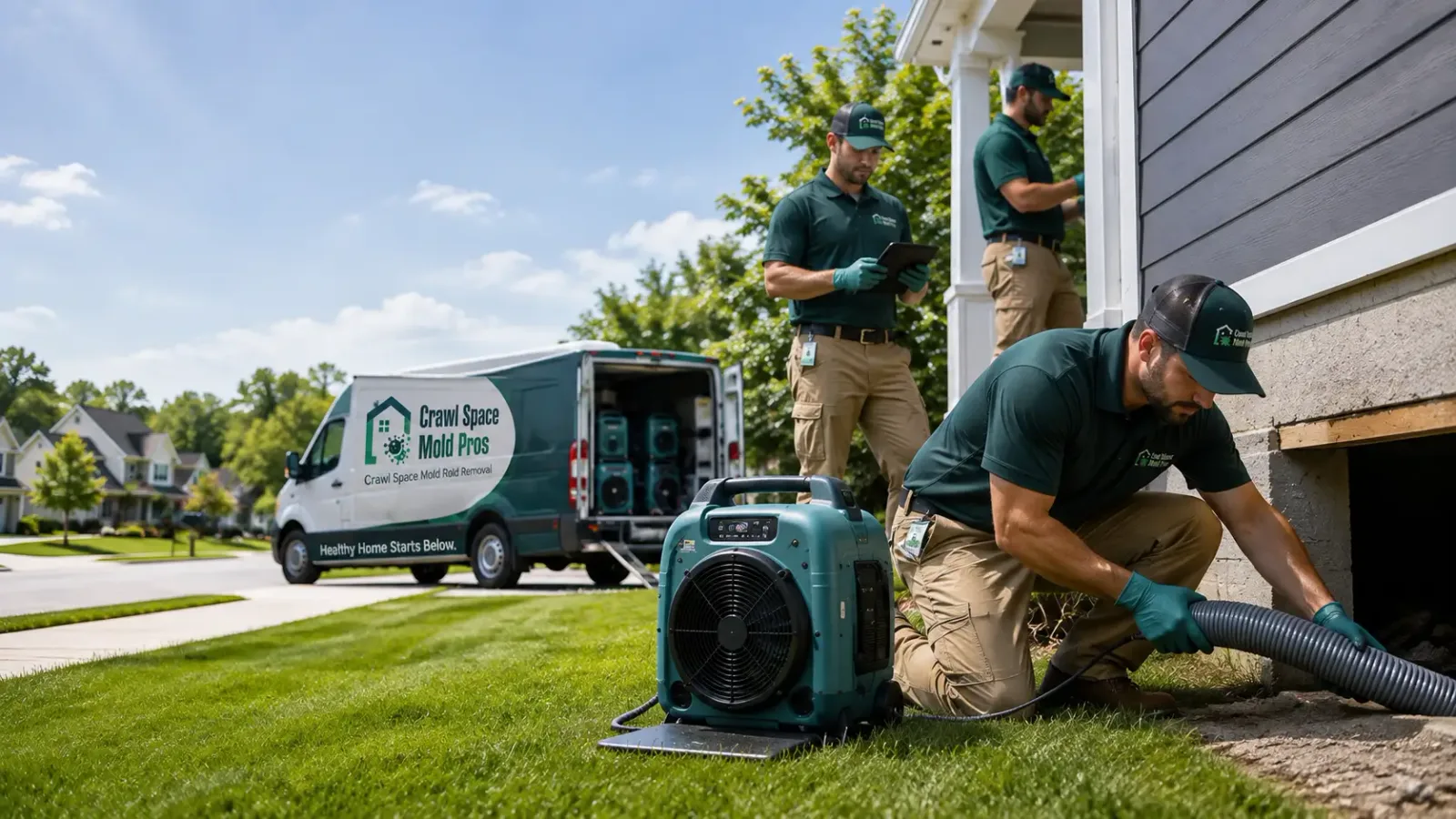 Crawl Space Mold Removal in Titusville, PA